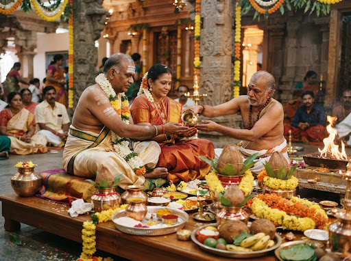 Sashtiapthapoorthi 60th birthday ritual blessings
